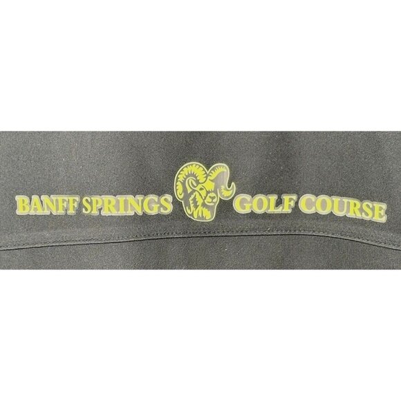 Nike Mens Golf Jacket 1/4 Zip Pullover Banff Springs Wind Breaker Black Medium - Picture 5 of 11